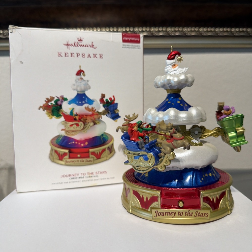 Hallmark Keepsake 2018 JOURNEY TO THE STARS Ornament Christmas Carnival #1
